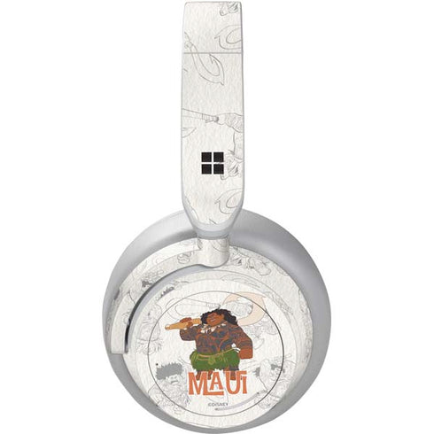 Disney Princess Moana Maui Pattern Surface Headphones Skin